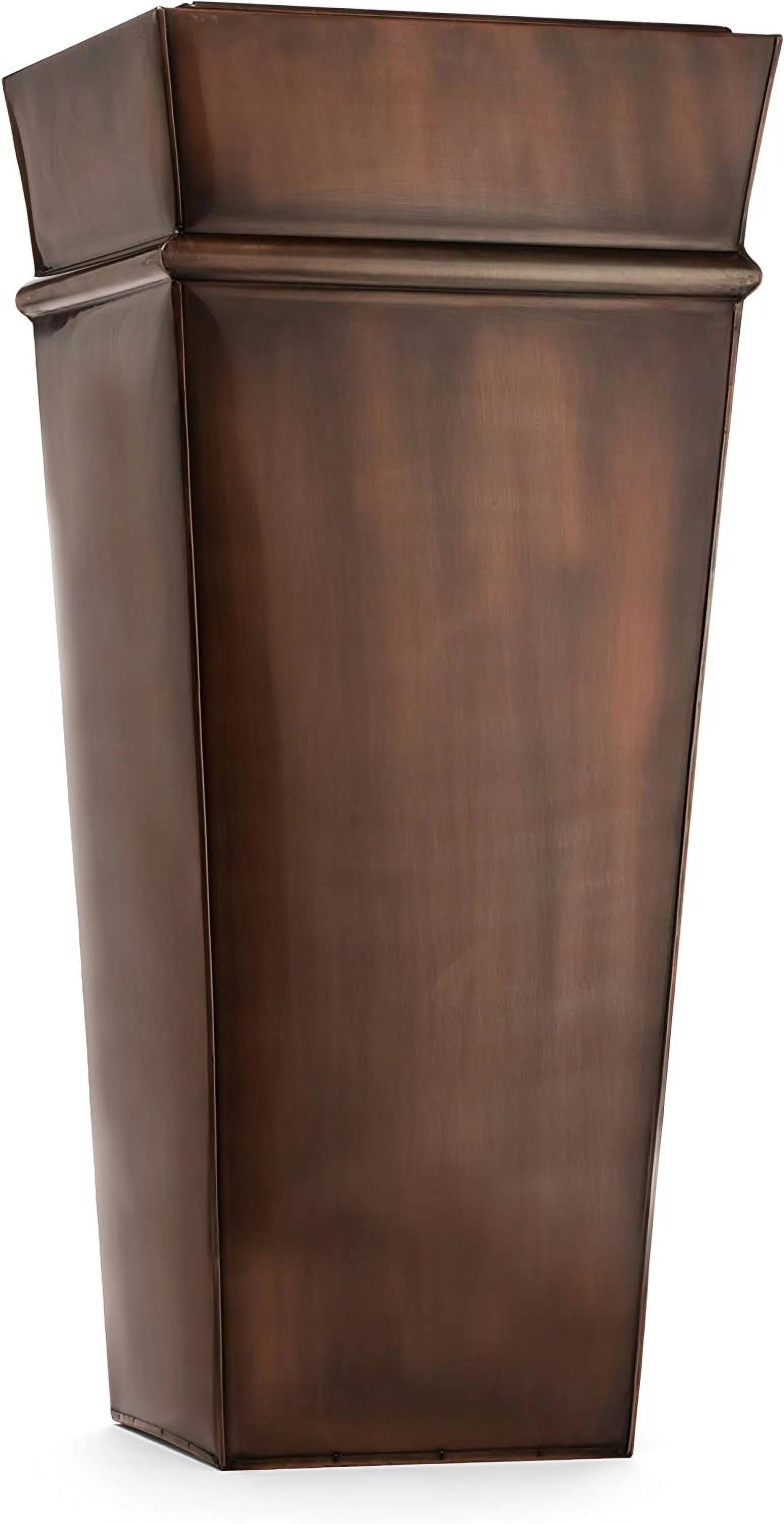 Tall Planter Outdoor Large Copper Flower Pots Indoor Outside Patio Deck Garden