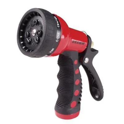 Dramm 9-Pattern Revolver Spray Gun, Red