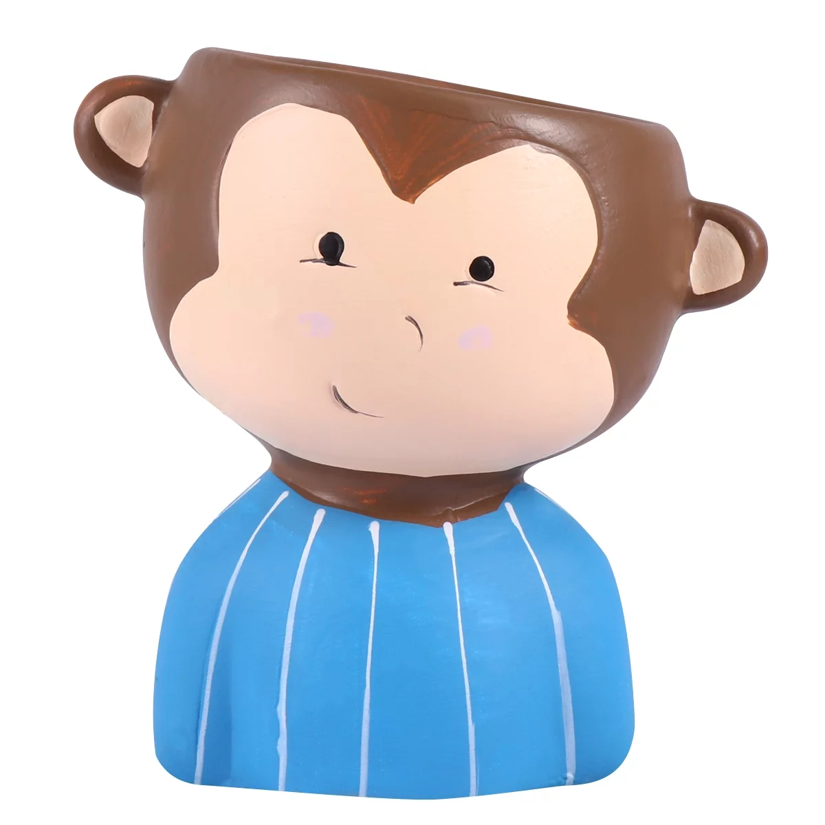 Gongxipen 1PC Lovely Cartoon Succulent Pot Creative Planter Ceramic Pot Container for Home Garden Balcony Decoration (Monkey Pattern)