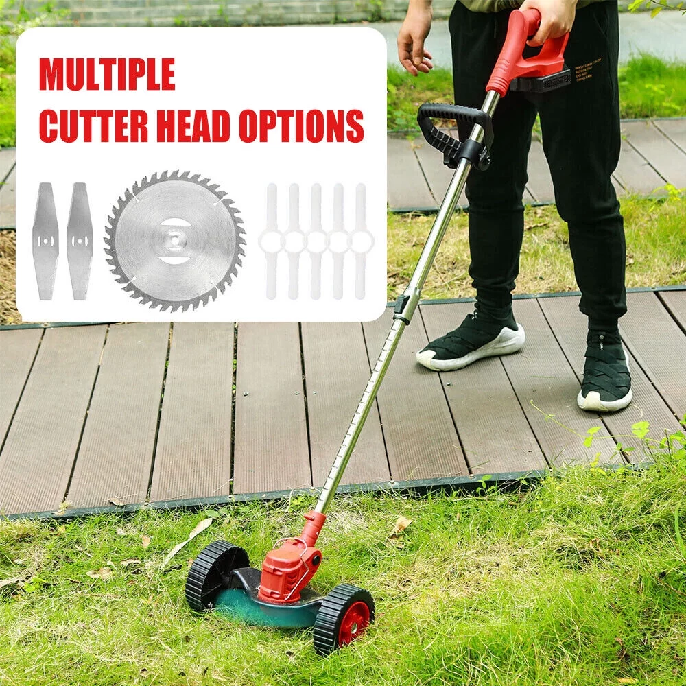 Cordless Electric Weed Lawn Eater Edger Yard Grass String Trimmer Cutter