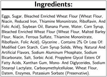 Banana Jumbo , 5.5 Ounce -- 36 per case.