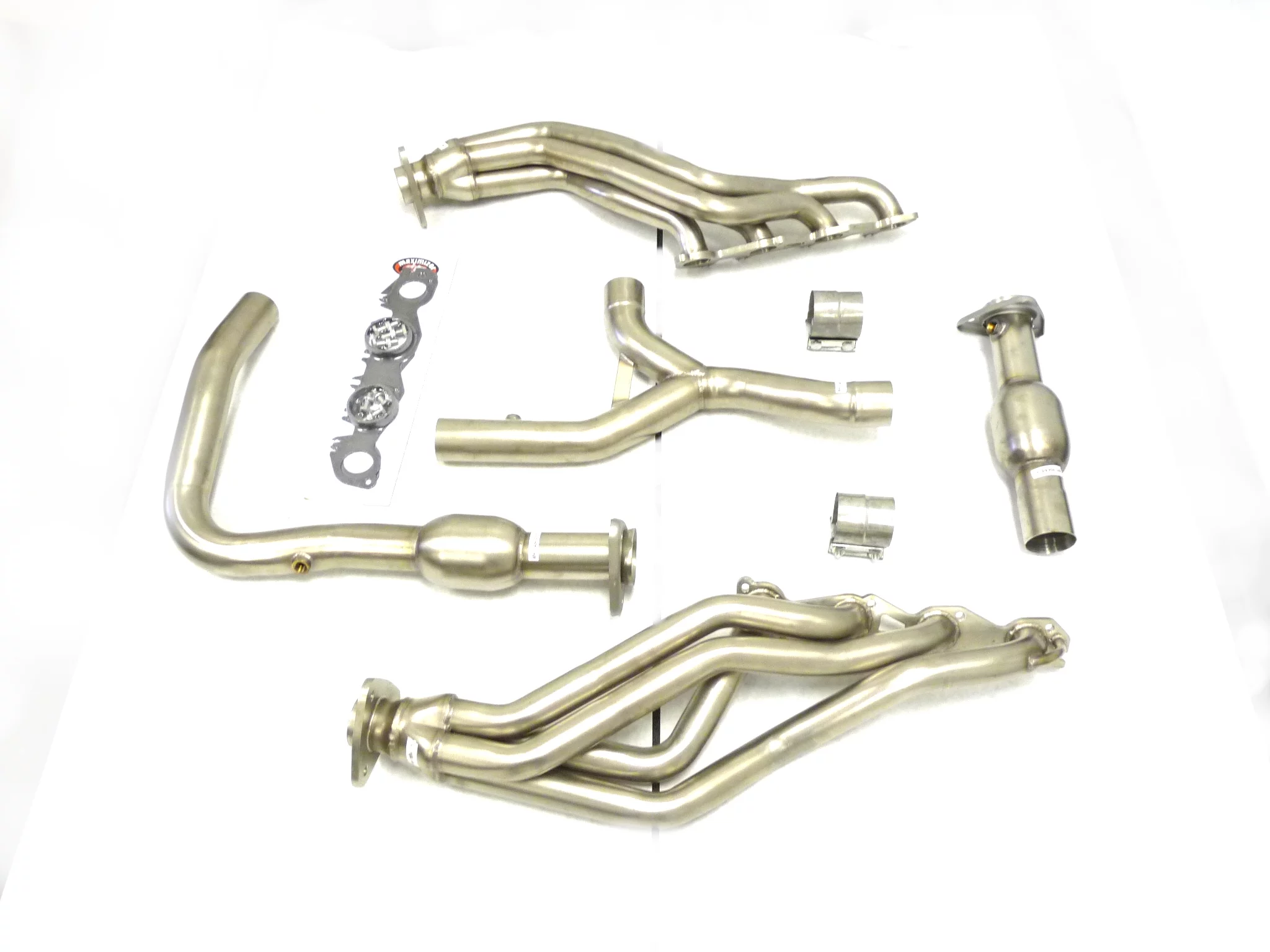 Stainless Long Tube Header For 04 05 06 Dodge Ram 1500 Hemi 4WD Only By MHP