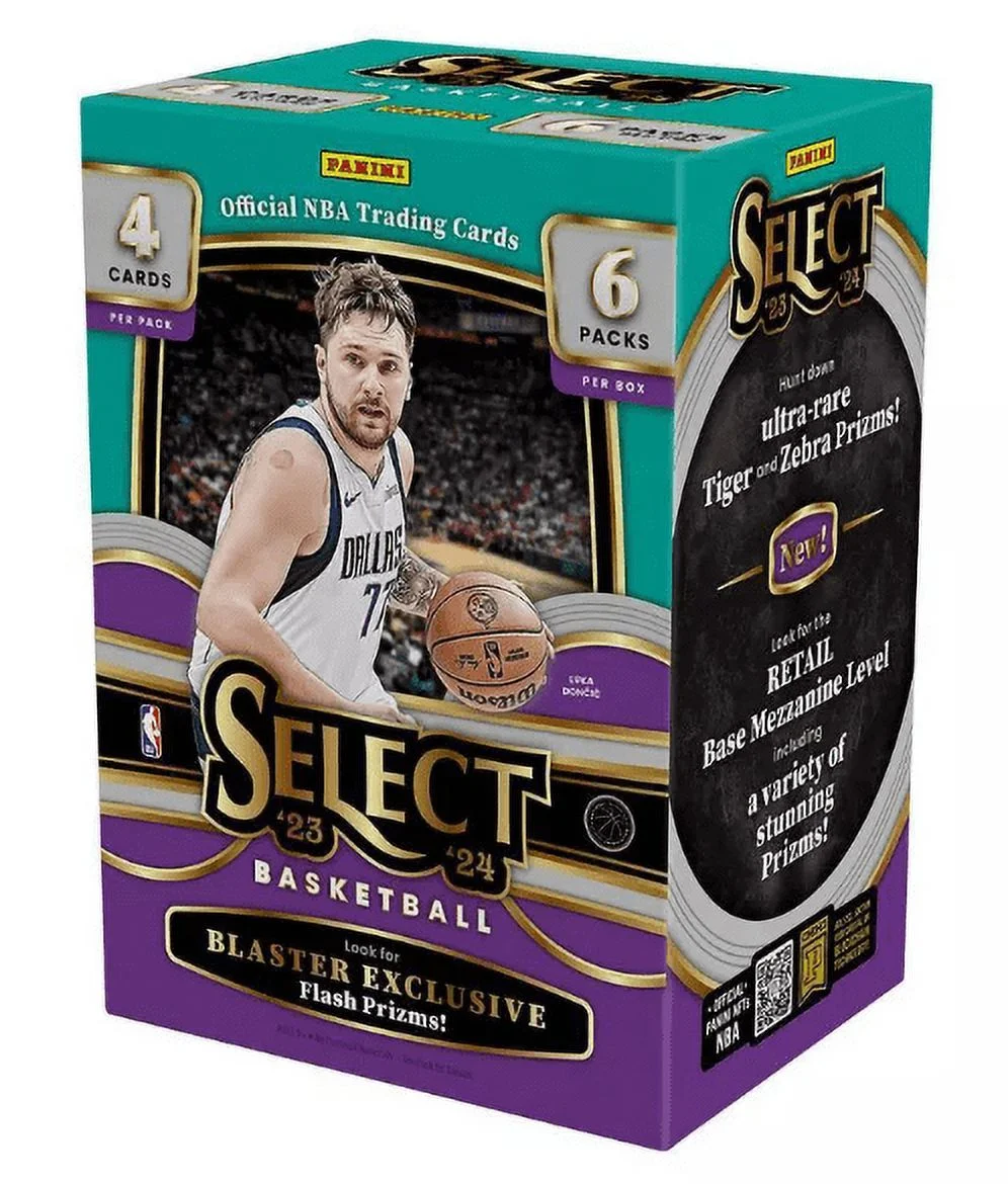 2023-24 Panini NBA Select Basketball Trading Card Blaster Box
