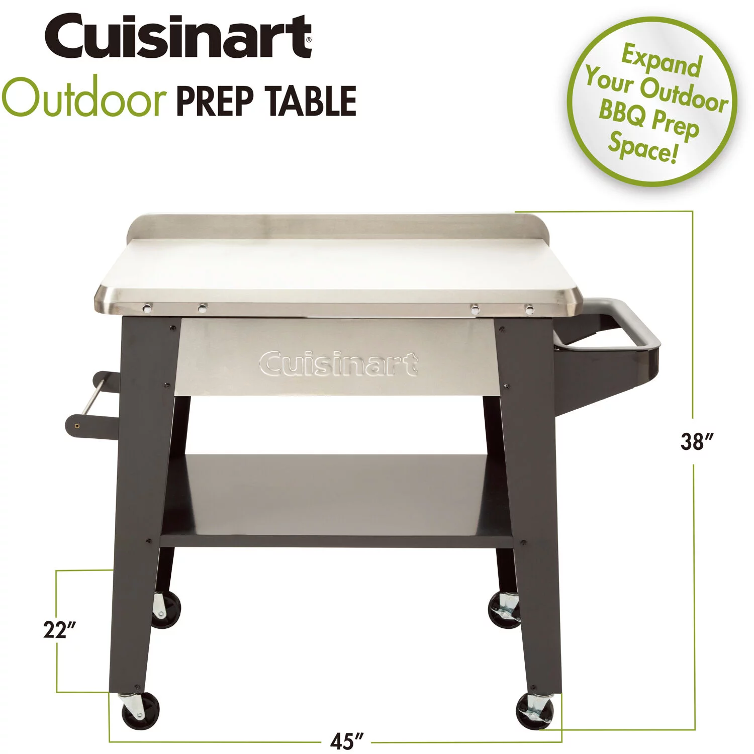 Cuisinart Outdoor Stainless Steel Grill Prep Table
