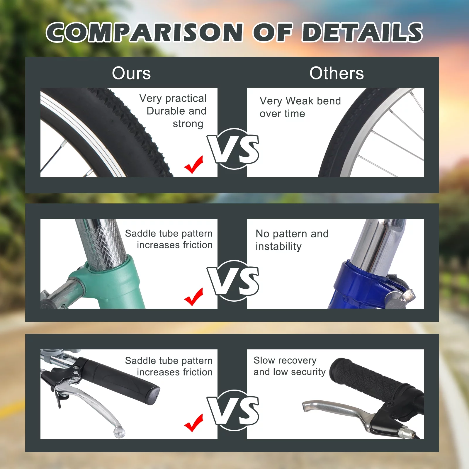 Docred Folding Tricycle for Adults, 26 Inch 7-Speed Trike, 3 Wheels Foldable Bicycle for Adults