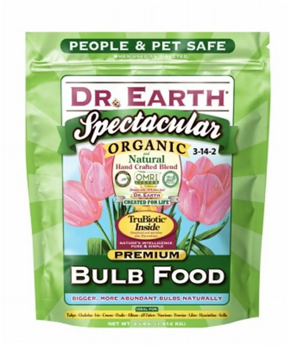 Dr. Earth 700P Organic 1 Bulb Fertilizer in Poly Bag, 4-Pound