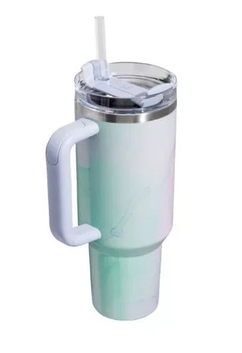 STANLEY 40 oz Stainless Steel H2.0 Flowstate Quencher Tumbler - Watercolor Dusk - Limited Edition