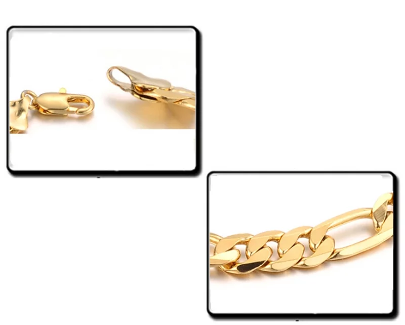 2015 Men New Fashion Cool 18K Gold Bracelet Personalized Jewelry Chain Bracelet