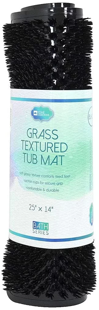 Home & Style Grass Textured Spa Quality Massaging Foot Scrubber Bathroom Tub & Bath Mat Anti-Slip 26.5