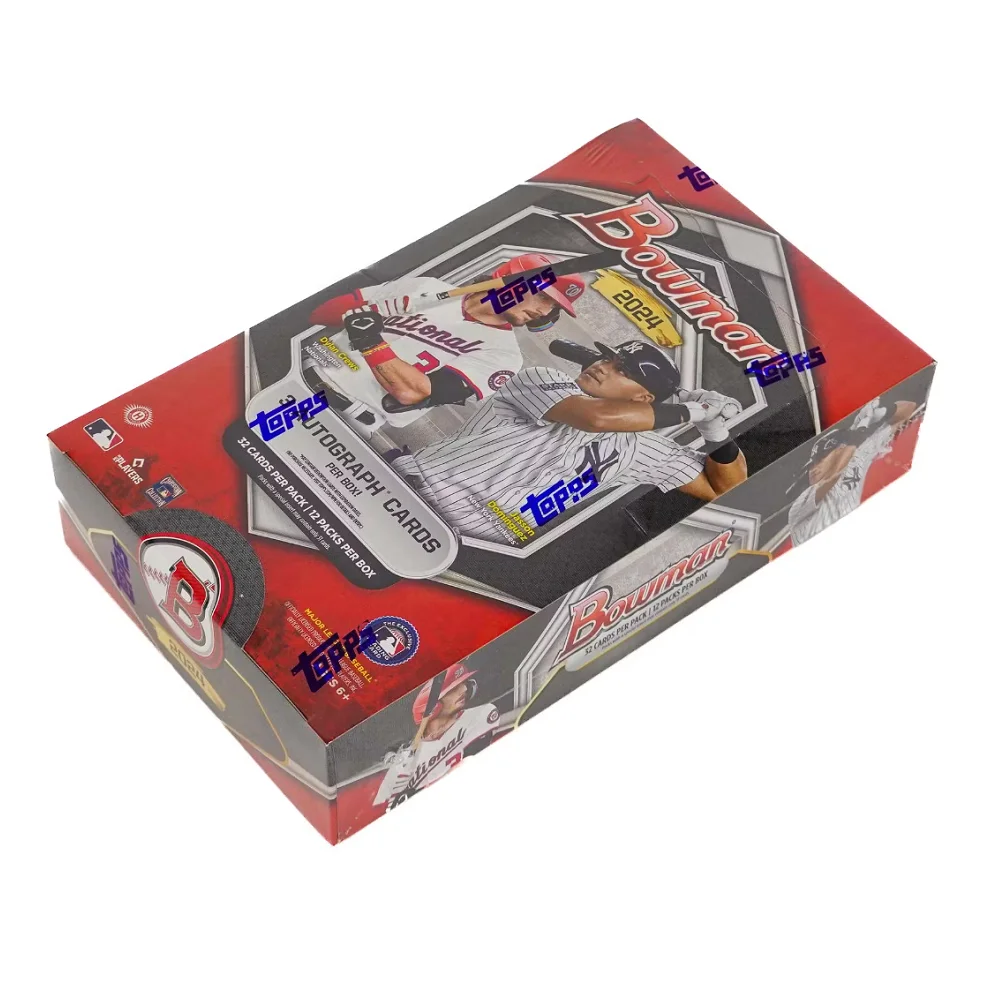 MLB Topps 2024 Bowman Baseball Trading Card JUMBO BOX (12 Packs Per Box, 32 Cards Per Pack)