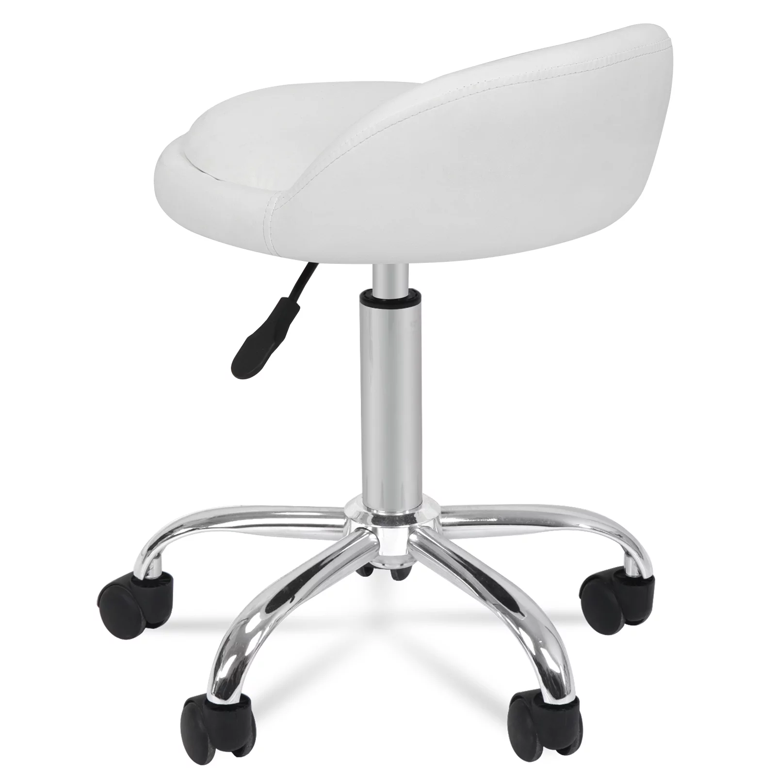 ZENY Swivel Salon Stool Chair PU Backrest 21-27