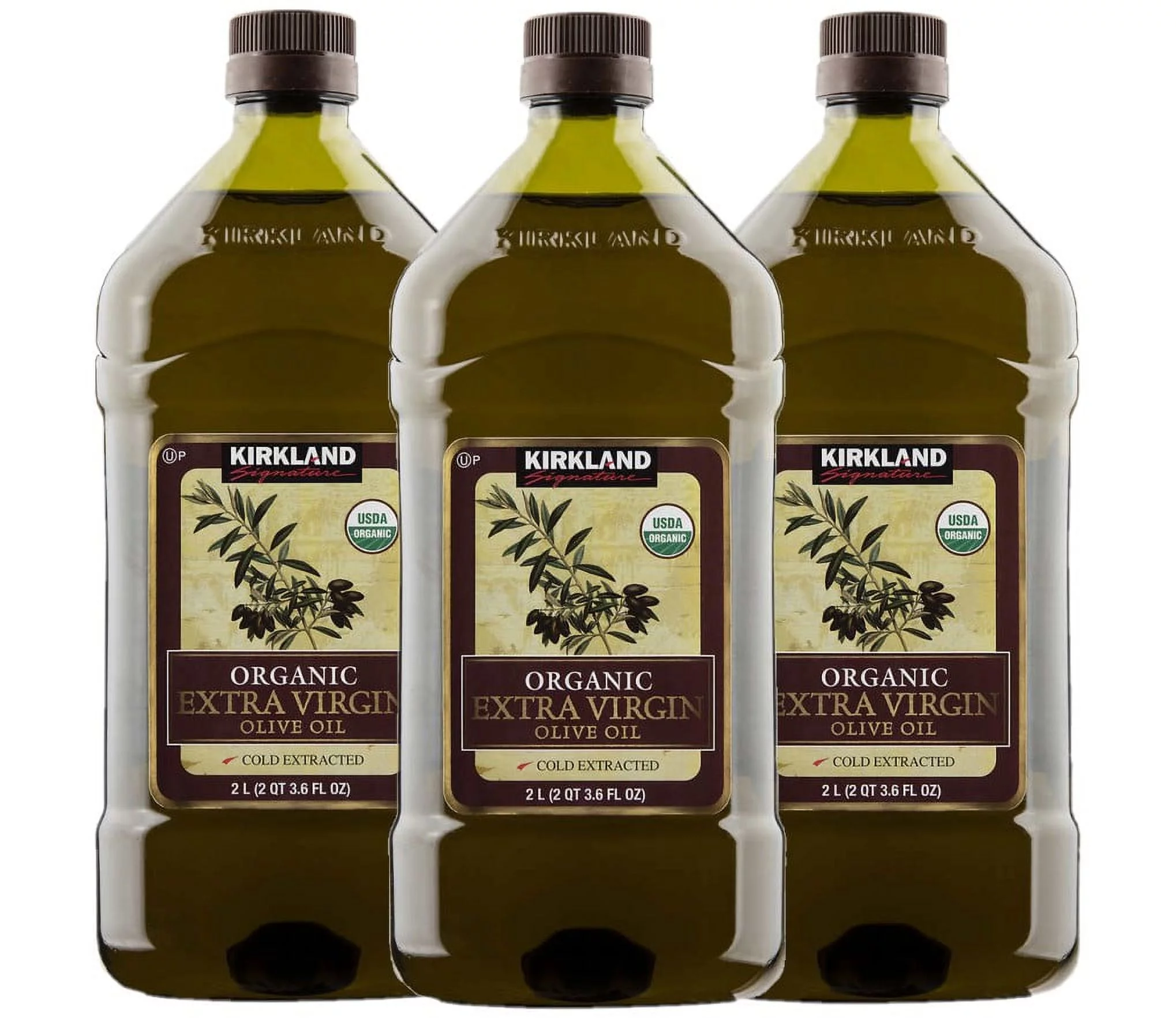 3 Pack | Kirkland Signature Organic Extra Virgin Olive Oil, 2 L