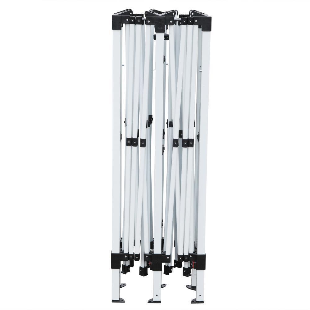 New 10'X 20'EZ POP UP Gazebo Wedding Party Tent Folding Canopy Carry Bag Blue