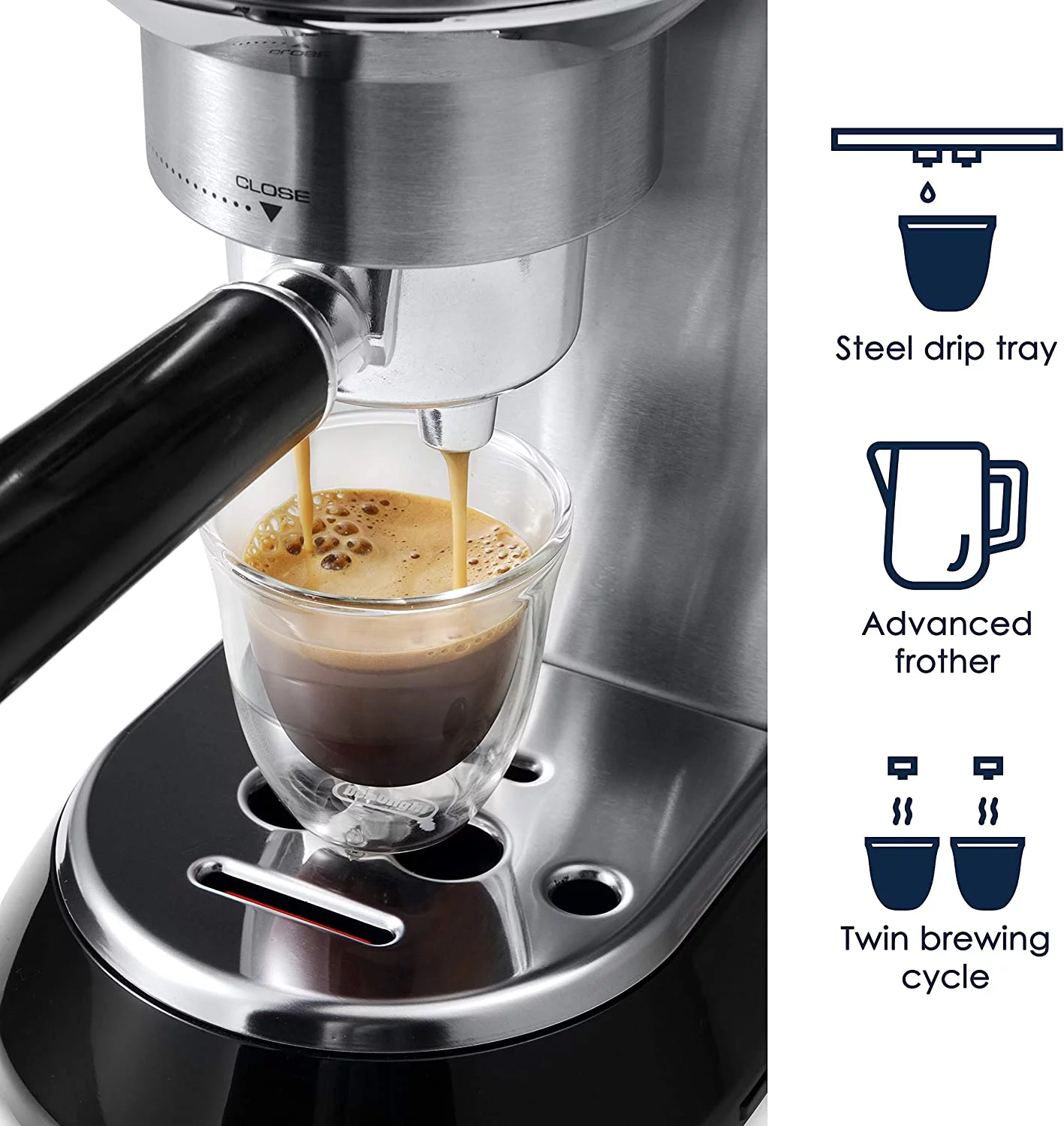 De'Longhi EC680M Espresso  Stainless Steel  Metallic