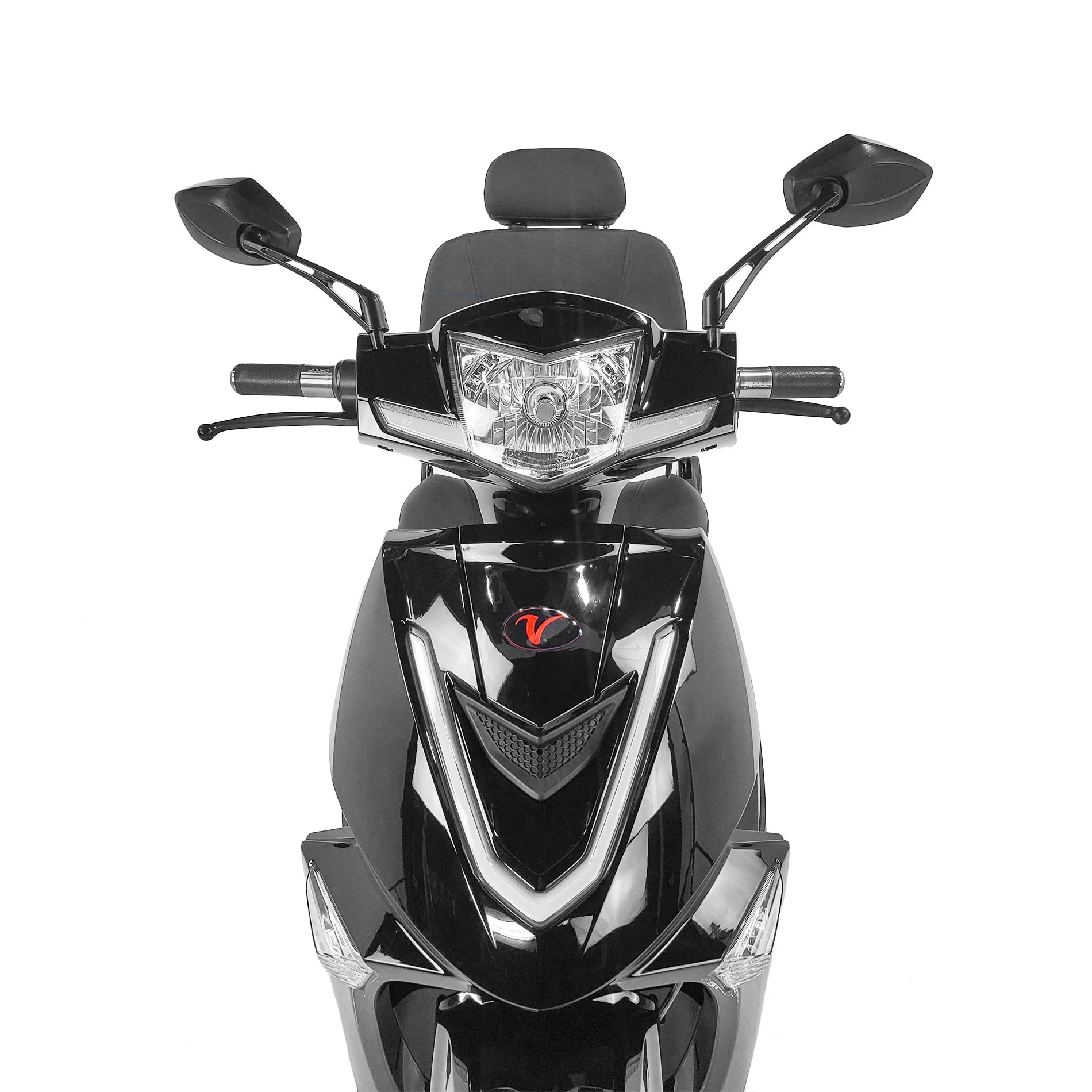 Veloce-Long Range Fast 3 Wheel Mobility Scooter, 300 lb. Weight Capacity (Black)