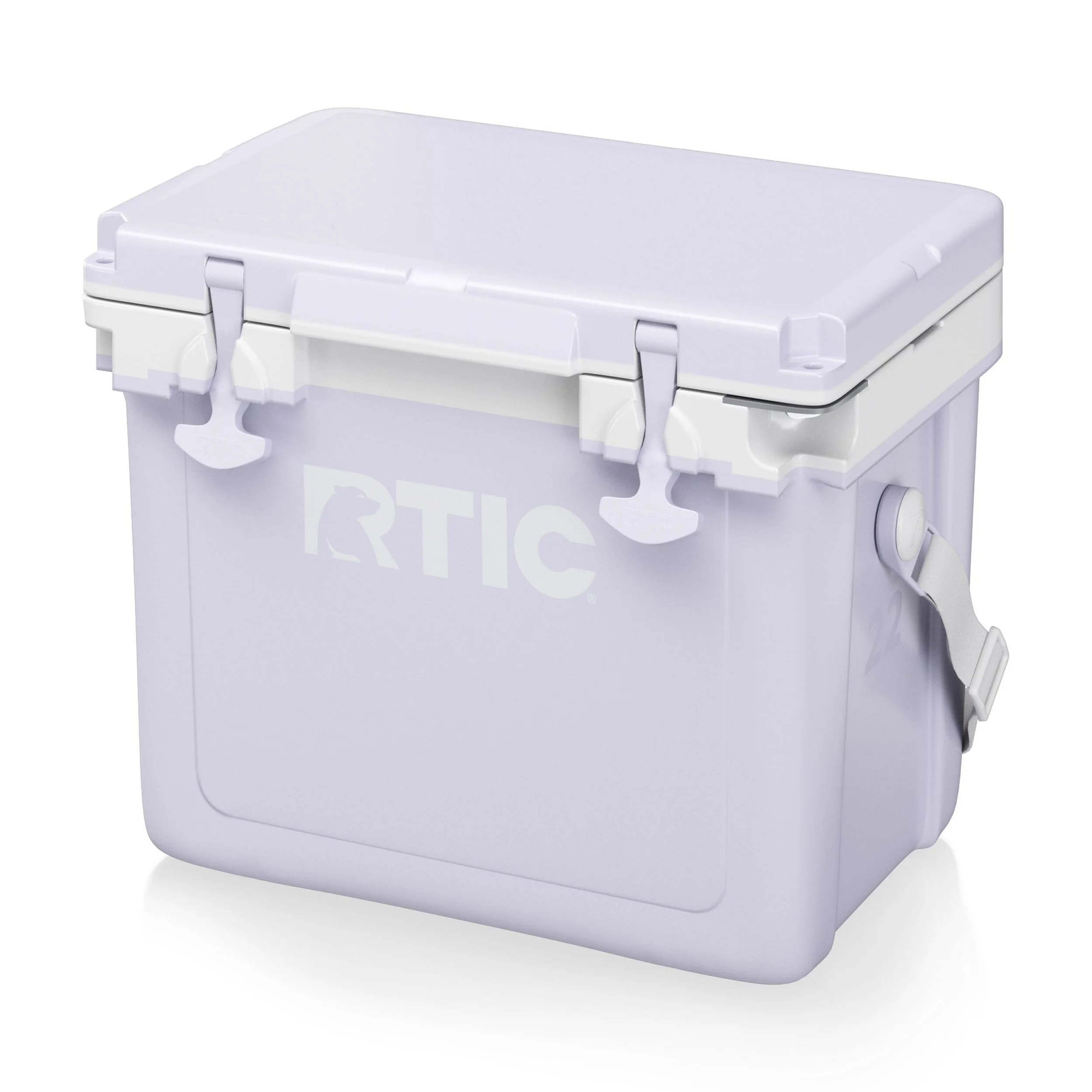 RTIC 22 QT Ultra-Light Hard-Sided Ice Chest Cooler, Lilac/White, Fits 8 bottles or 30 cans