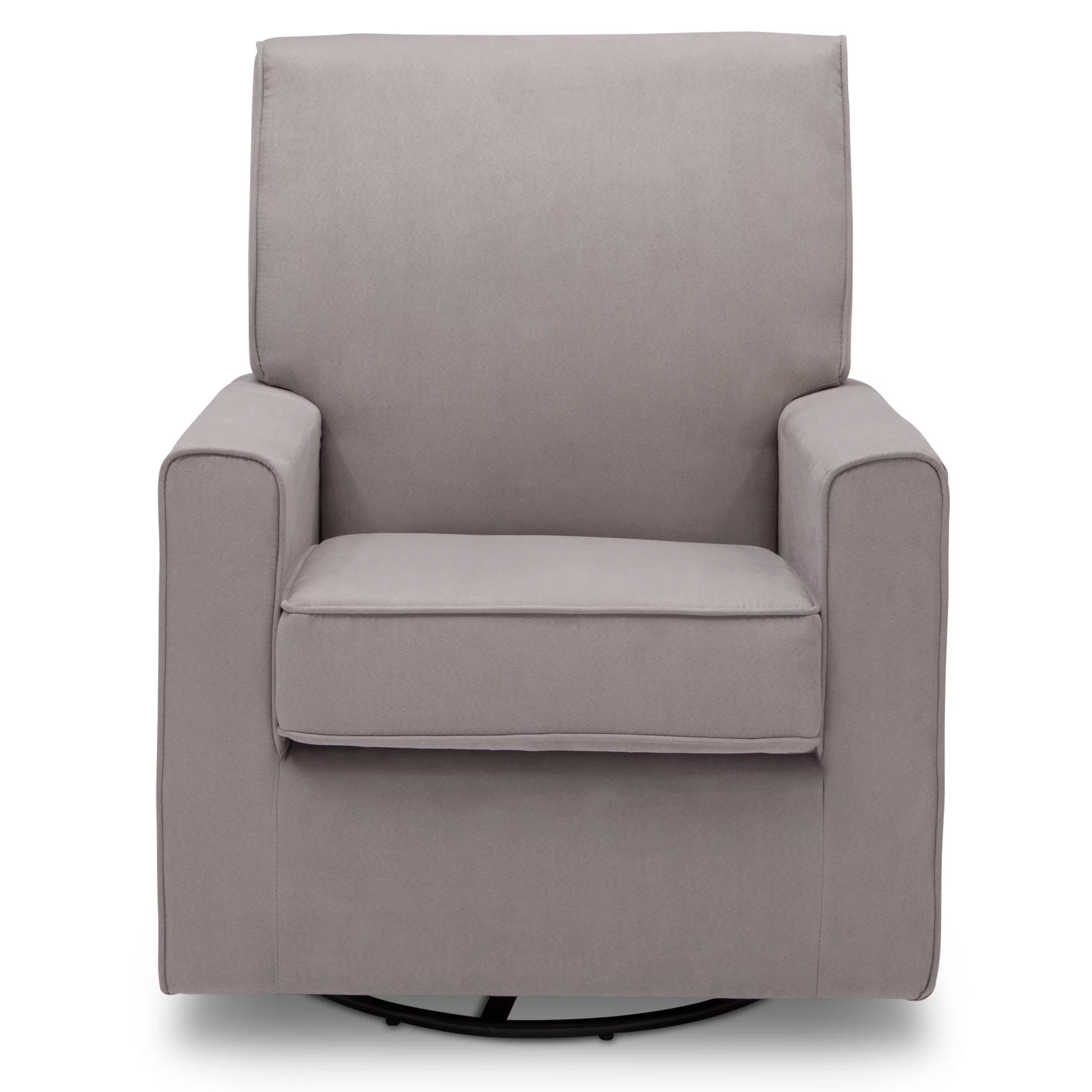 Delta Children Ava Nursery Glider Swivel Rocker Chair, Gray