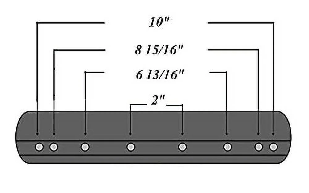 Healthline Padded Armrest For Wheelchairs, Universal Arm Pads Replacement Black, 14’ Full Length (1)