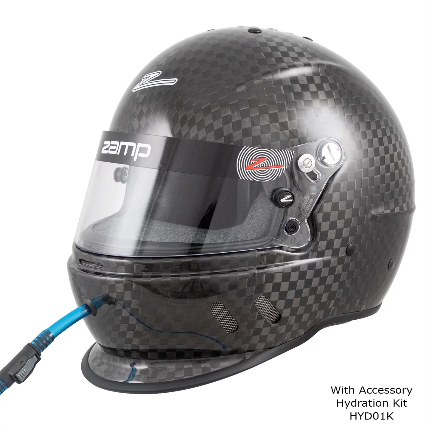 Zamp H775CA3M RZ-65D Helmet - Full Face - Snell SA2020  Carbon Fiber - Medium