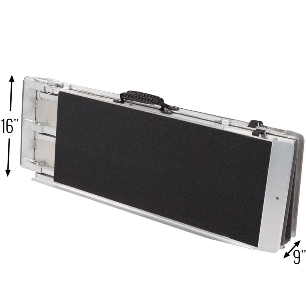 Silver Spring Aluminum Multi-Fold Wheelchair Ramp - 12' Long