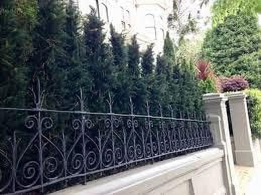8 Foot Artificial Cedar Topiary Tree Plant In A