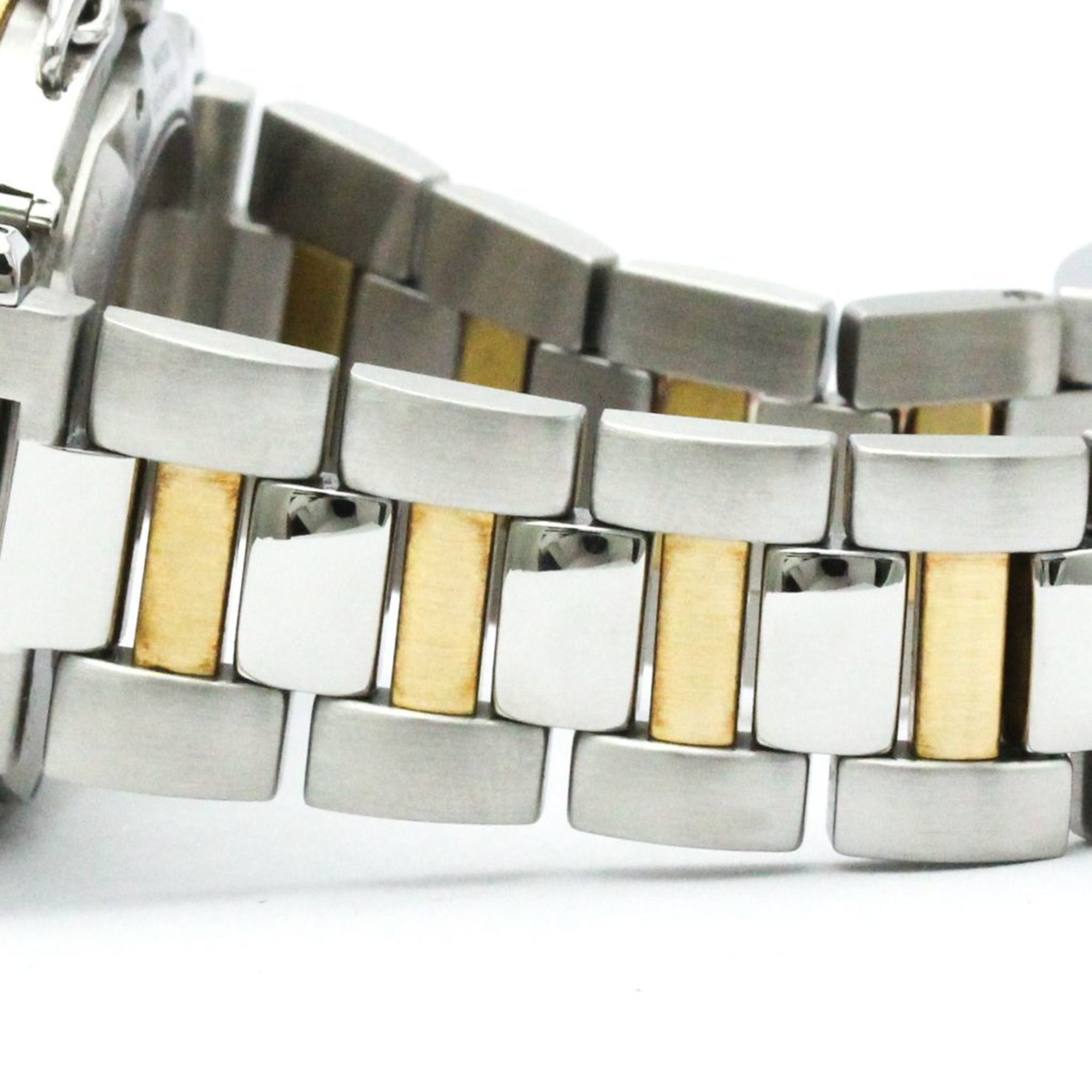 Pre-Owned Polished CARTIER Pasha 38 18K Gold Steel Automatic Mens Watch W31035T6 BF571264 (Good)