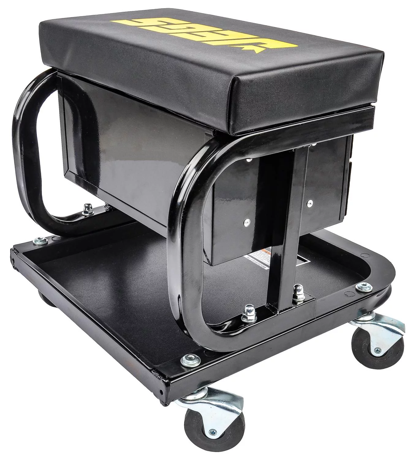 JEGS 81168 Mechanic Seat Capacity: 300 lbs. Seat Height: 14 in. Padded Seat: 14