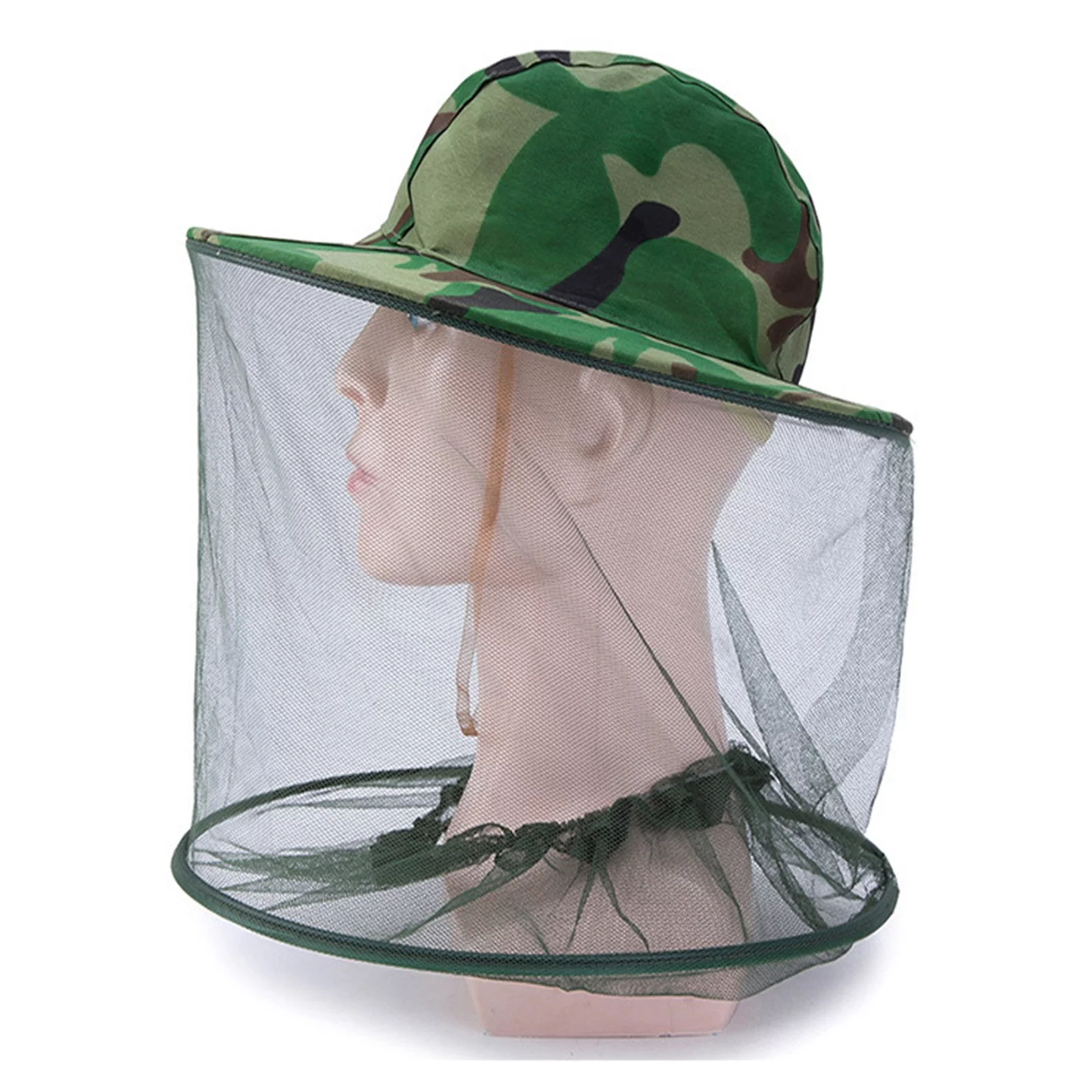 Bucket Sun Hats Net Mesh Face Protector Cap Insect Mosquito ResistanceFish Hat