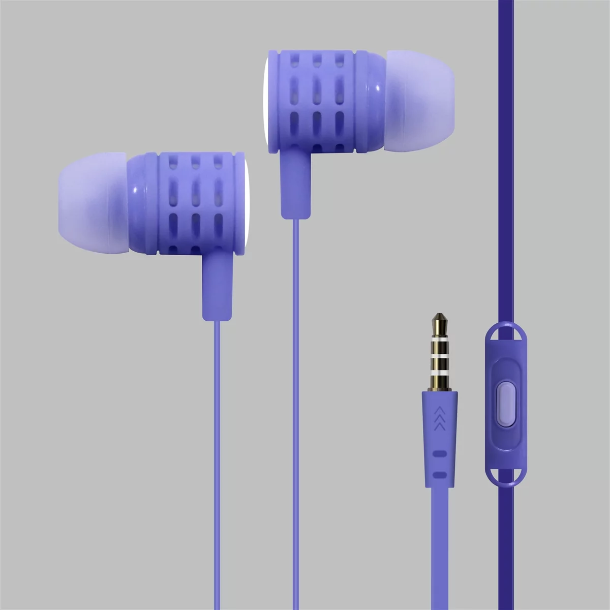 High Definition Sound 3.5mm Stereo Earbuds/ Headphone for Xiaomi Redmi Note 10 5G, 10S, Note 10, 10 Pro Max, 9T, Mi 10i 5G 9i Sport, 9A Sport, Poco C31, 9 Activ,10 (Purple) - w/ Mic