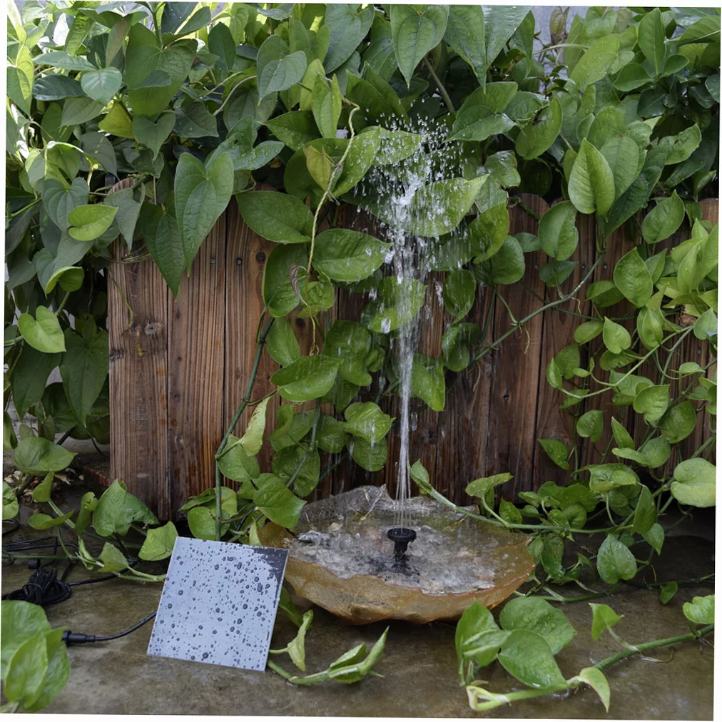 Dazzduo Solar Powered Fountain Pump, Eco-Friendly and Energy Efficient, Perfect for Garden and Pond
