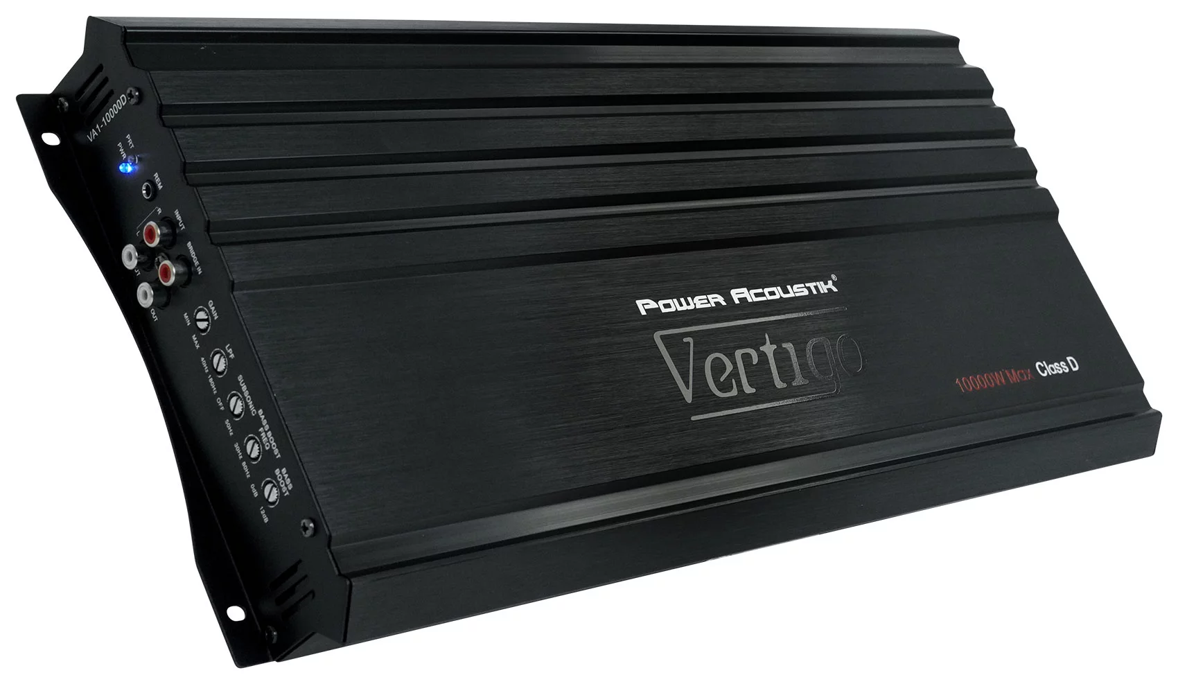 Power Acoustik VA1-10000D 10,000w Mono Class D Car 1-Ohm Car Amplifier+Amp Kit