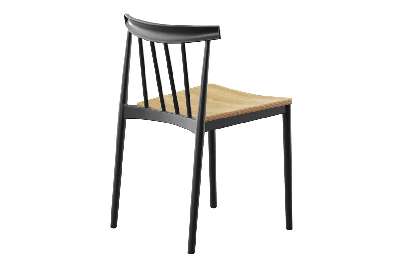 Inmod Dane Dining / Stacking Chair (Set of 2)