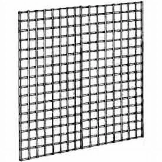 Econoco Black Grid Panel for Retail Display or Home Storage, 4’ x 4’ - 3 Grid Panels Per Carton
