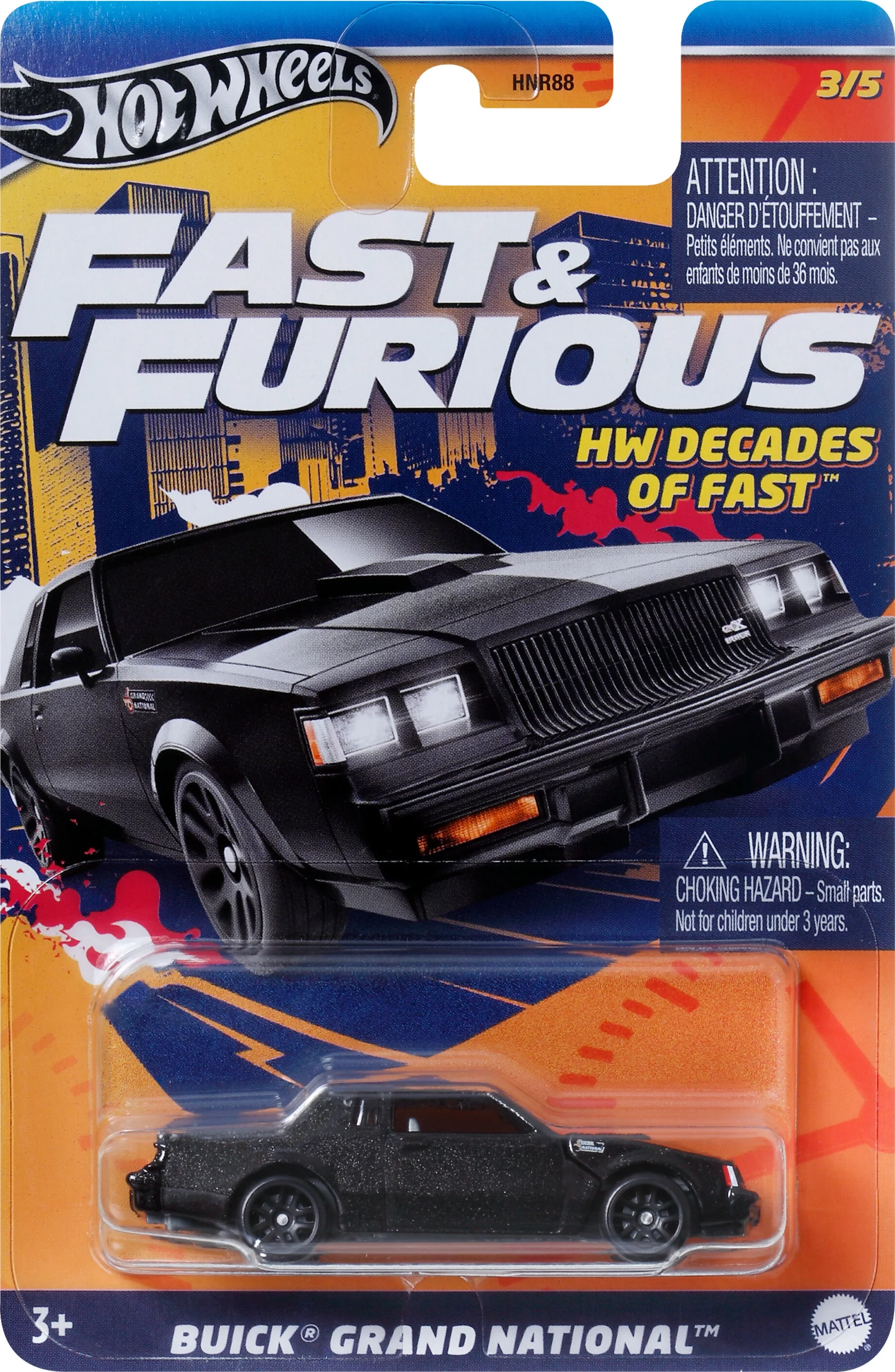 Hot Wheels Car, Fast & Furious-Themed Toy Car (Styles May Vary) [Walmart Exclusive]