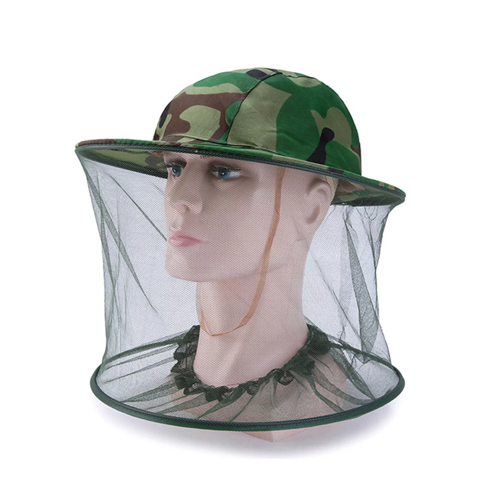 Bucket Sun Hats Net Mesh Face Protector Cap Insect Mosquito ResistanceFish Hat