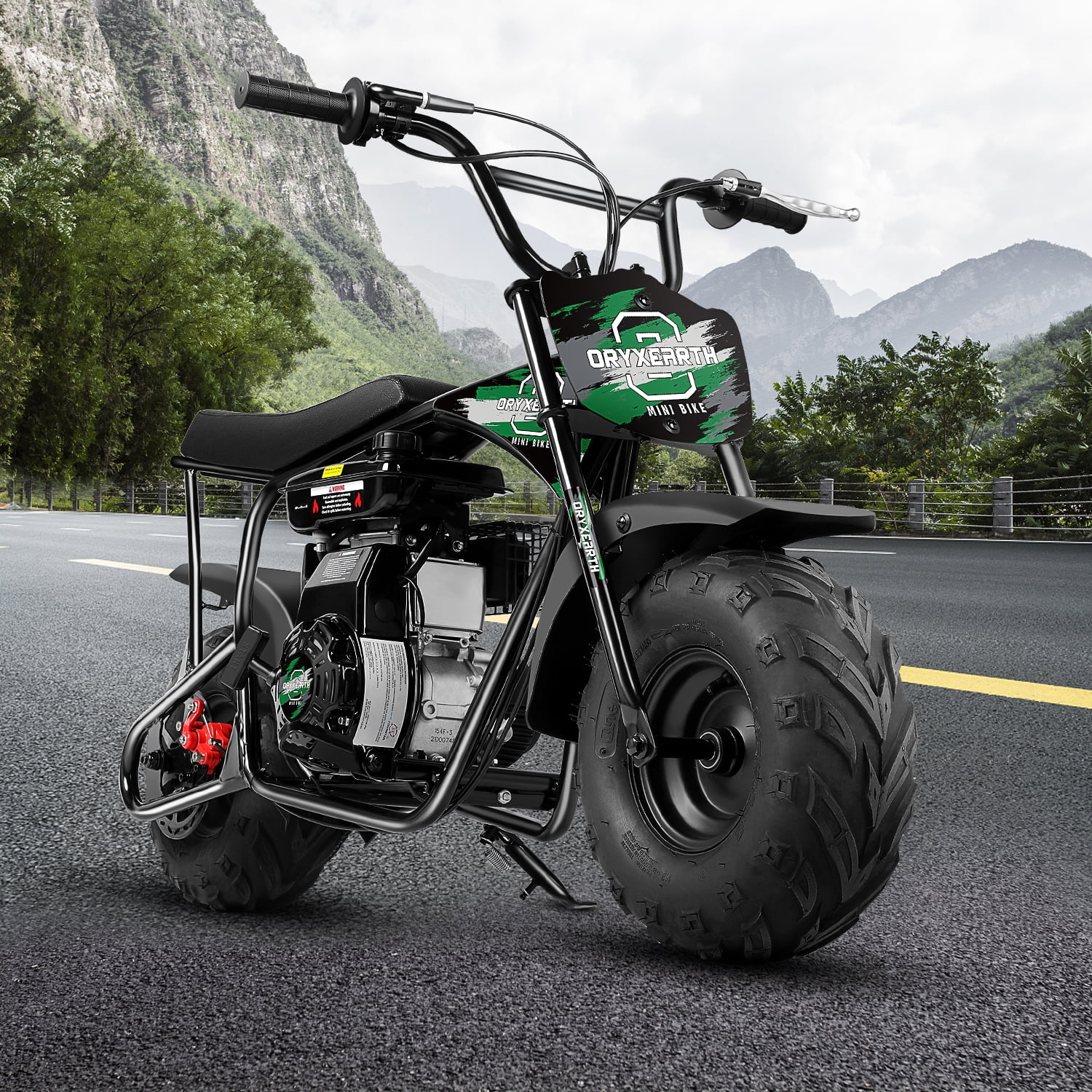 Oryxearth Mini Bike for Kids Motorcycle, Gas Power Dirt Bike,105CC 4-Stroke Ride on Toys, Racing