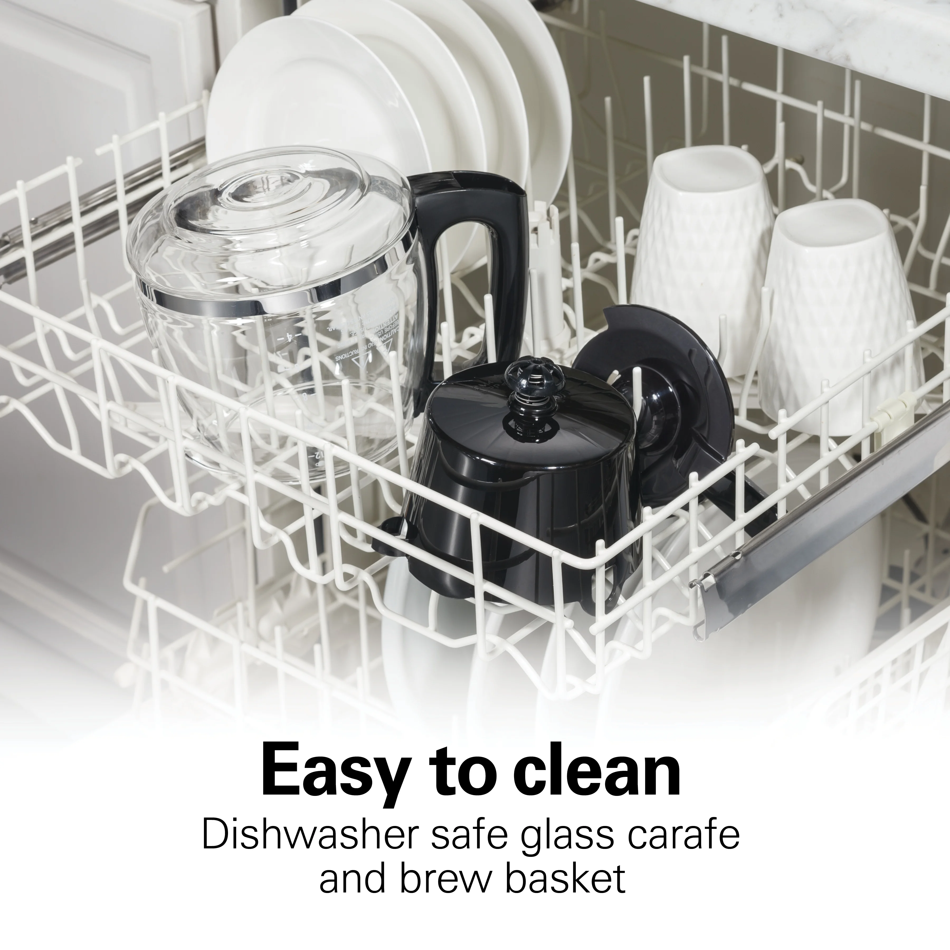 Hamilton Beach Easy Brew 12 Cup Switch Coffee Maker, Stainless Steel Accents