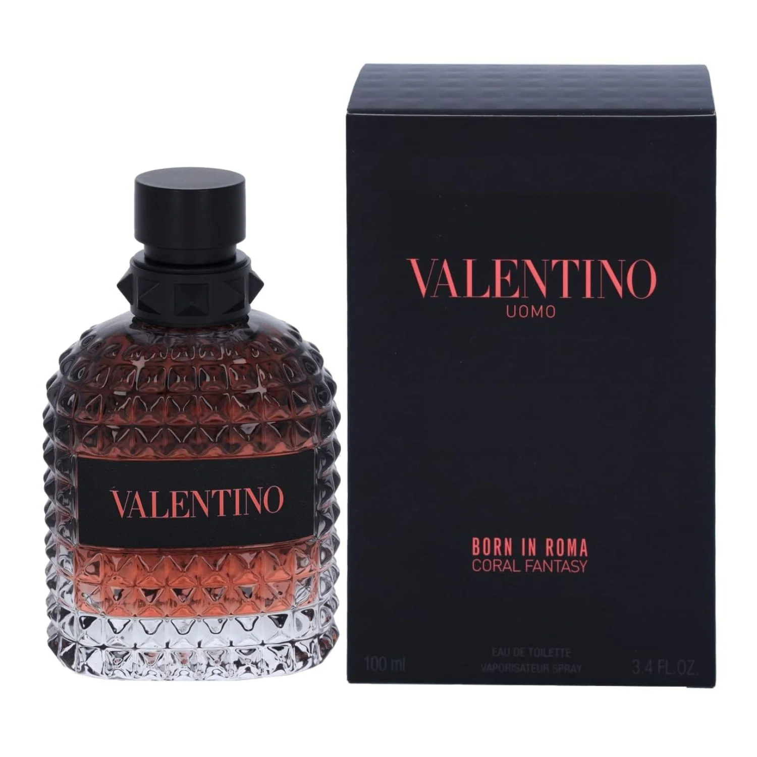 Valentino Uomo Born In Roma Coral Fantasy Eau De Toilette Spray 3.4 oz
