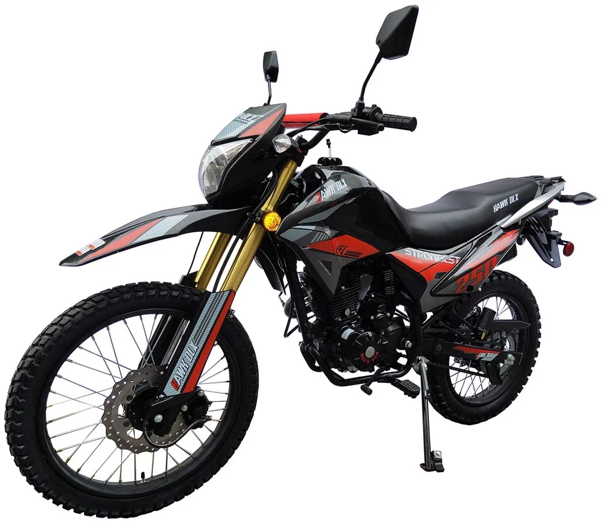 RPS Hawk DLX 250 EFI Fuel Injection 250cc Endure Dirt Bike Motorcycle Bike Enduro Hawk Deluxe Dirt Bike Bike Motorcycle for adults and youth - Choose your color