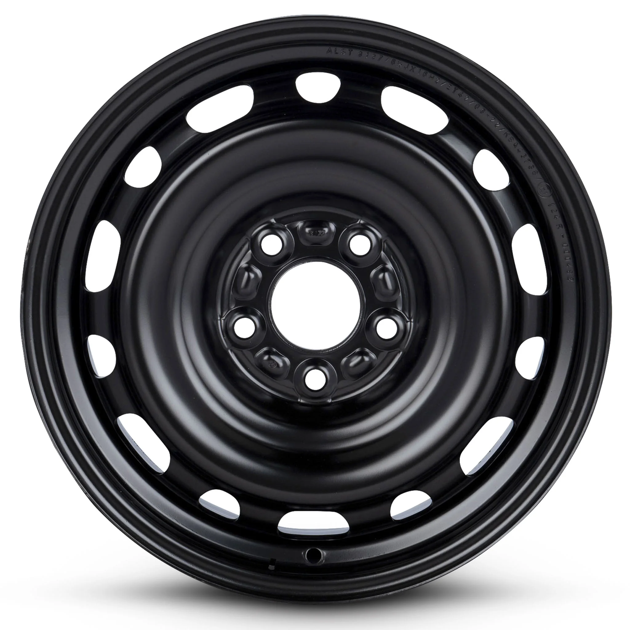 For 2019-2020 Hyundai Venue 16 Inch Painted Black Rim - OE Direct Replacement - Road Ready Car Wheel