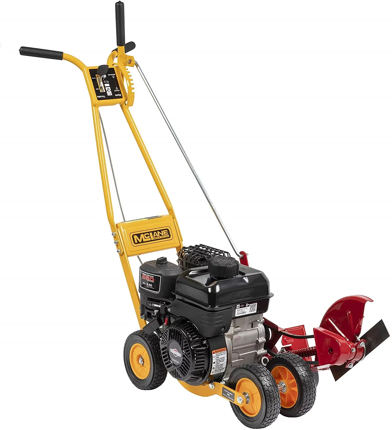 McLane 101-5.5GT-7 Gas Powered Lawn Edger, 5.50 Gross Torque/3.5 HP B&S Engine 7