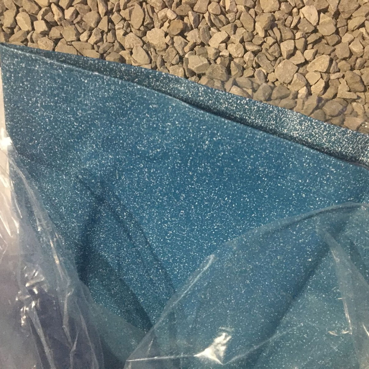 Hex Autoparts 18' FT Feet RV Awning Replacement Fabric Blue Fade (Real Fabric Width 17'2