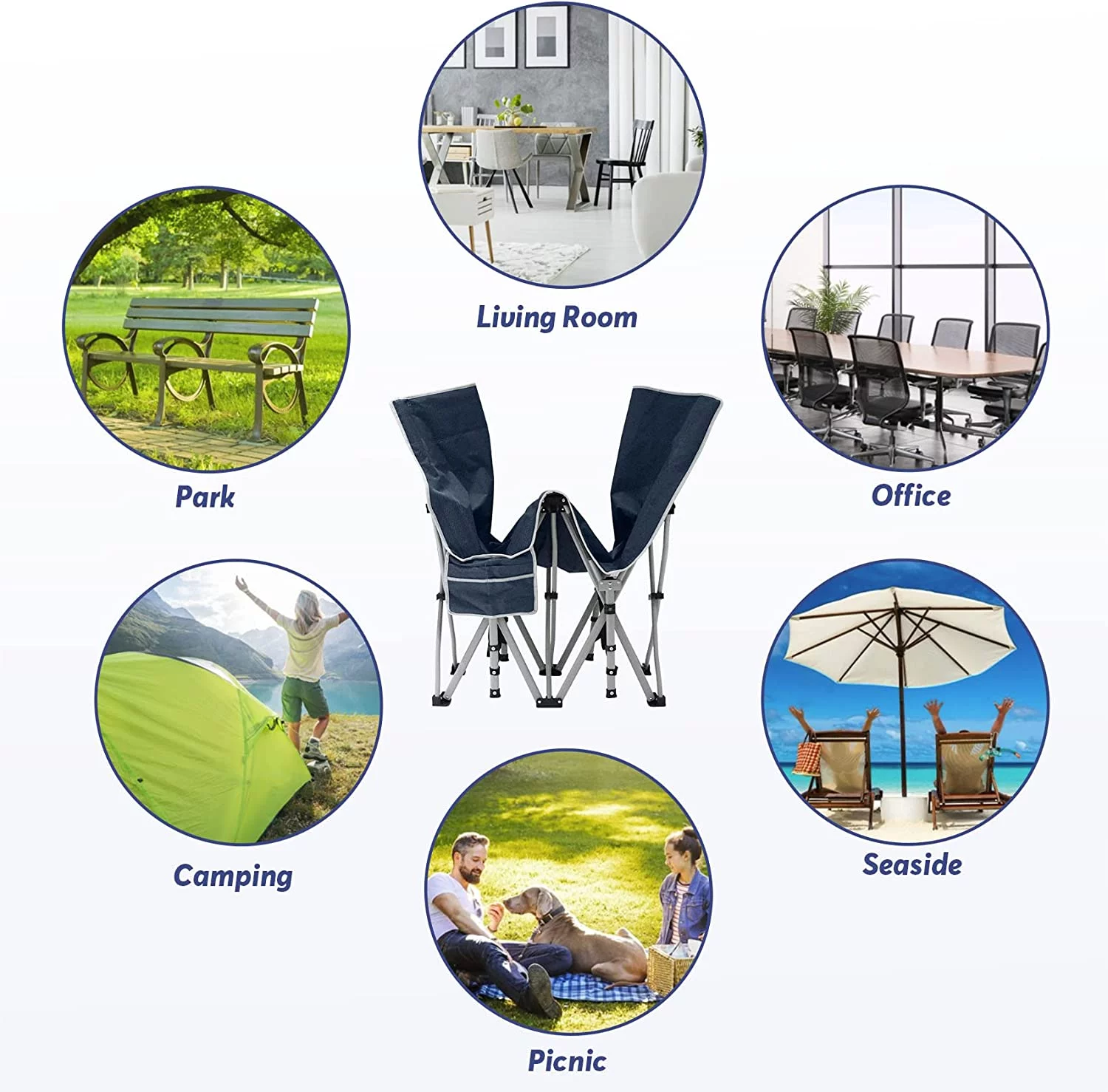 SUGIFT Folding Camping Cot with Mattress 75