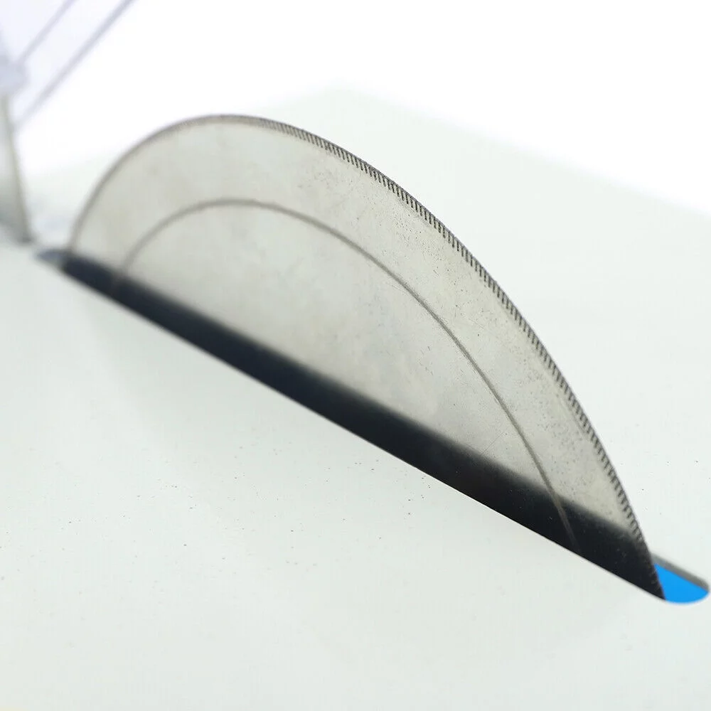 Fichiouy Benchtop Table Saw Cutting Machine Gem Jewelry Rock Bench Lathe Polisher 110V 750W