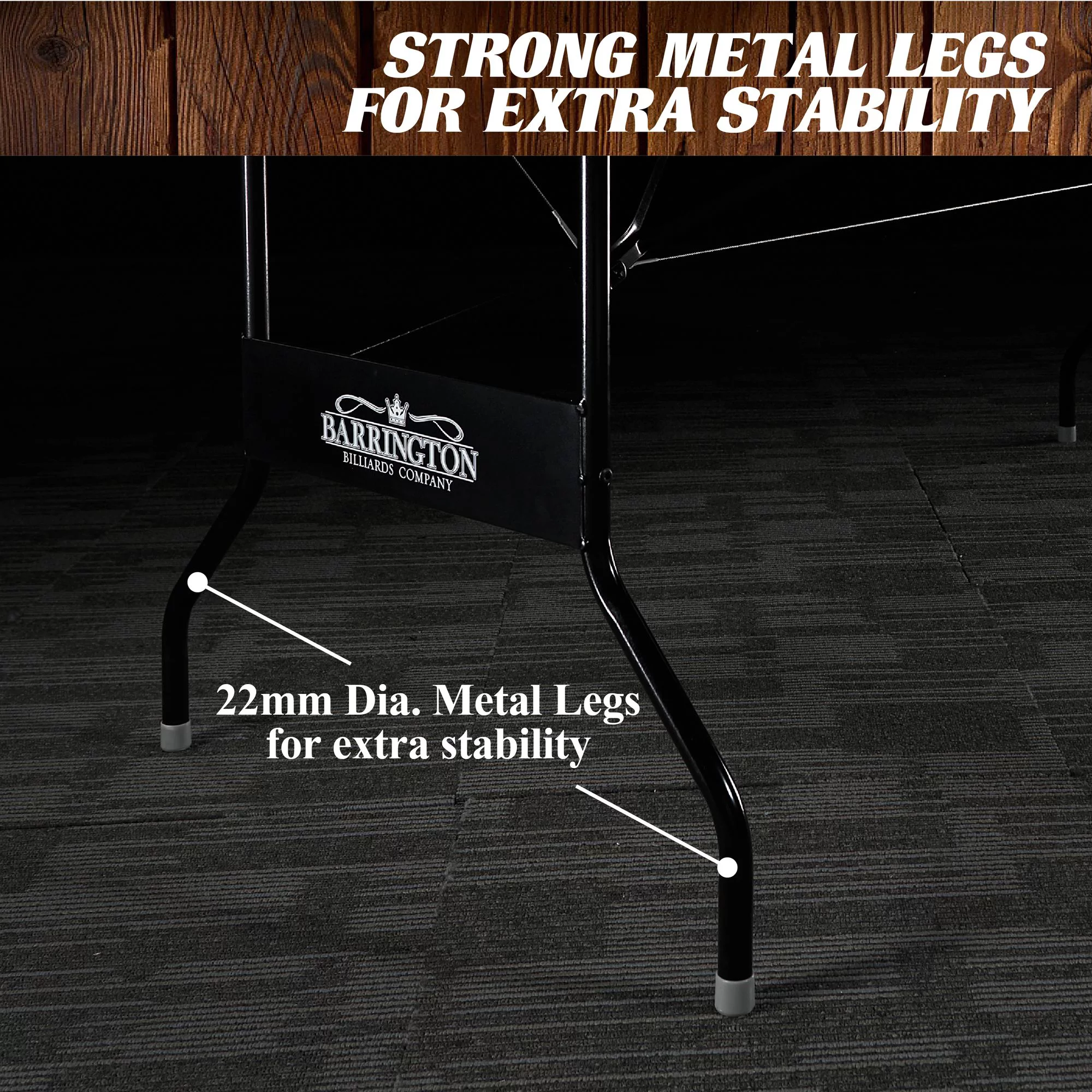 Barrington 6 Player 5 in 1 Poker and Card Game Table, Blackjack, Poker, Checker, Chess, Backgammon, Black