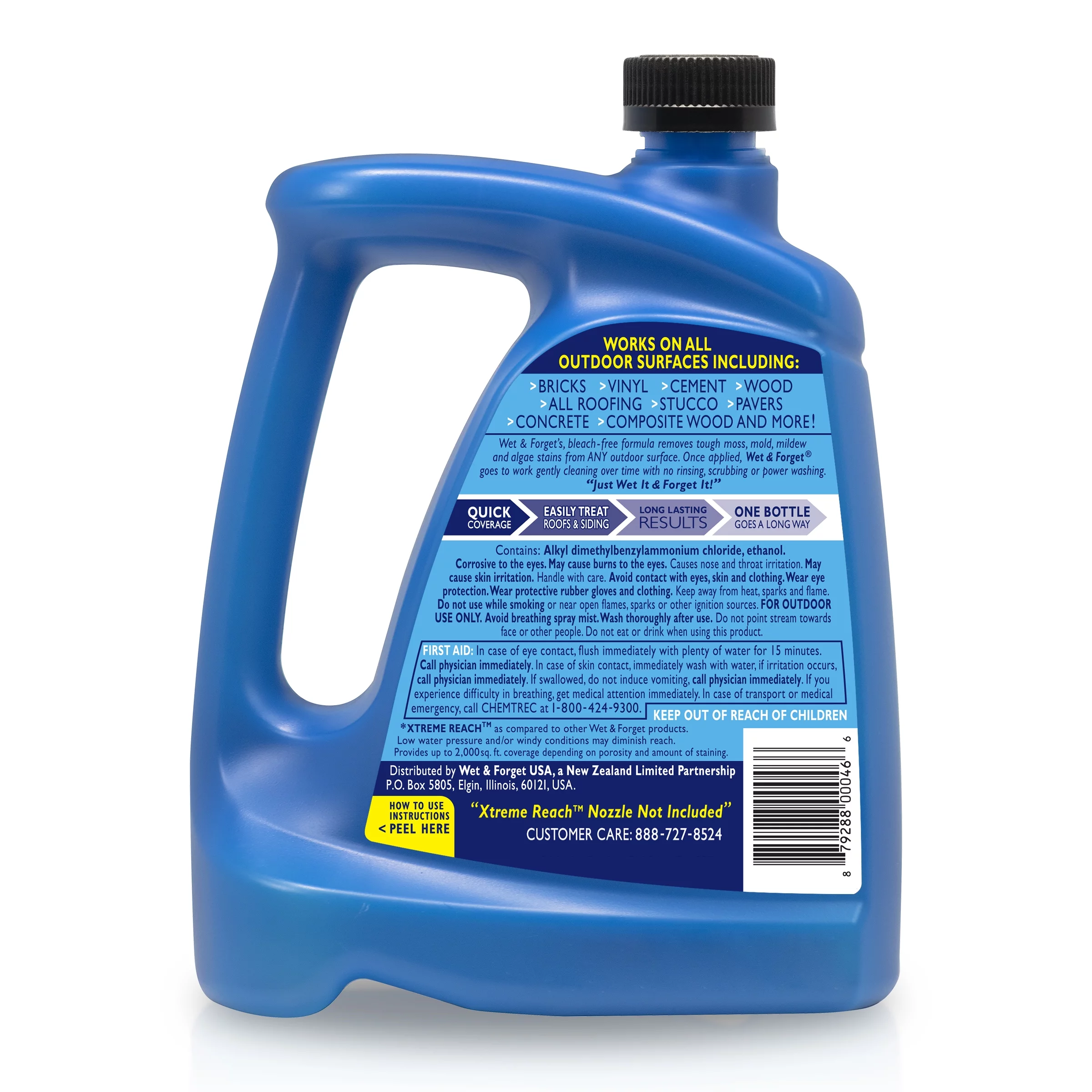 Wet & Forget Outdoor Cleaner Xtreme Reach™ Hose End Refill, 48 oz