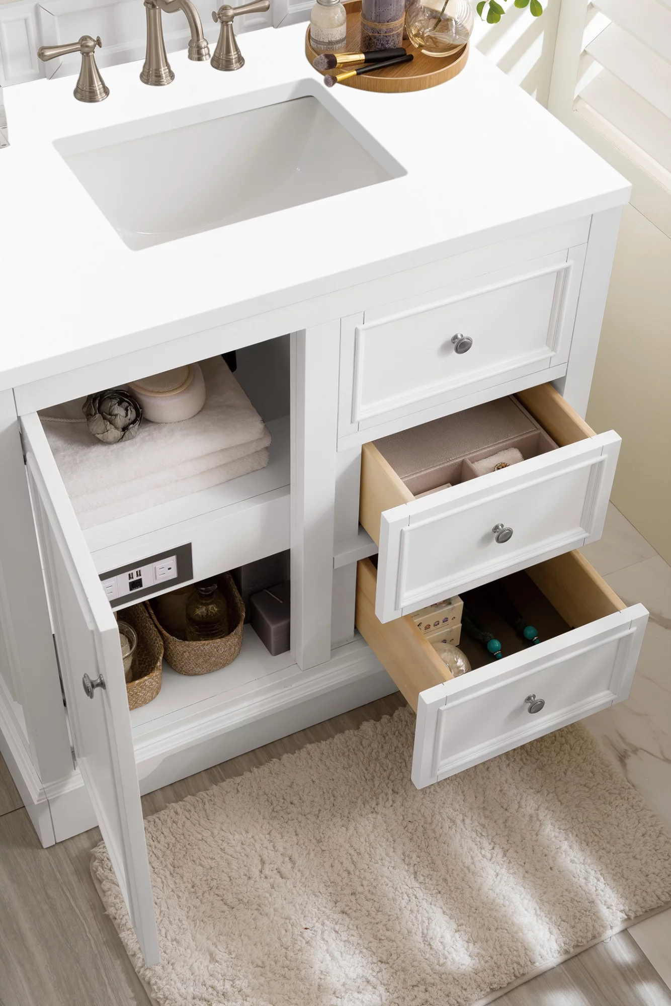 James Martin Vanities 825-V36-3Wz De Soto 36