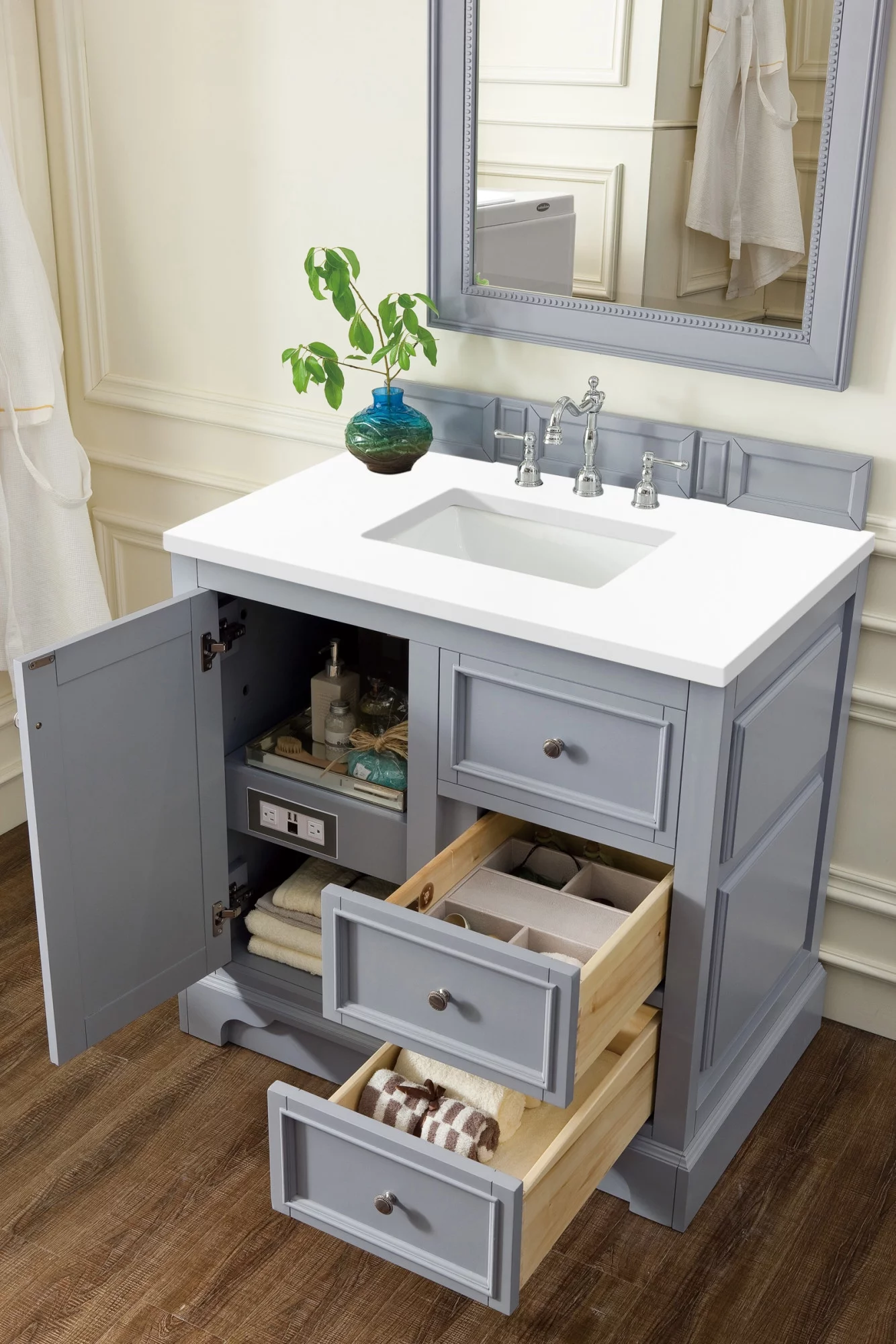 James Martin Vanities 825-V36-3Wz De Soto 36