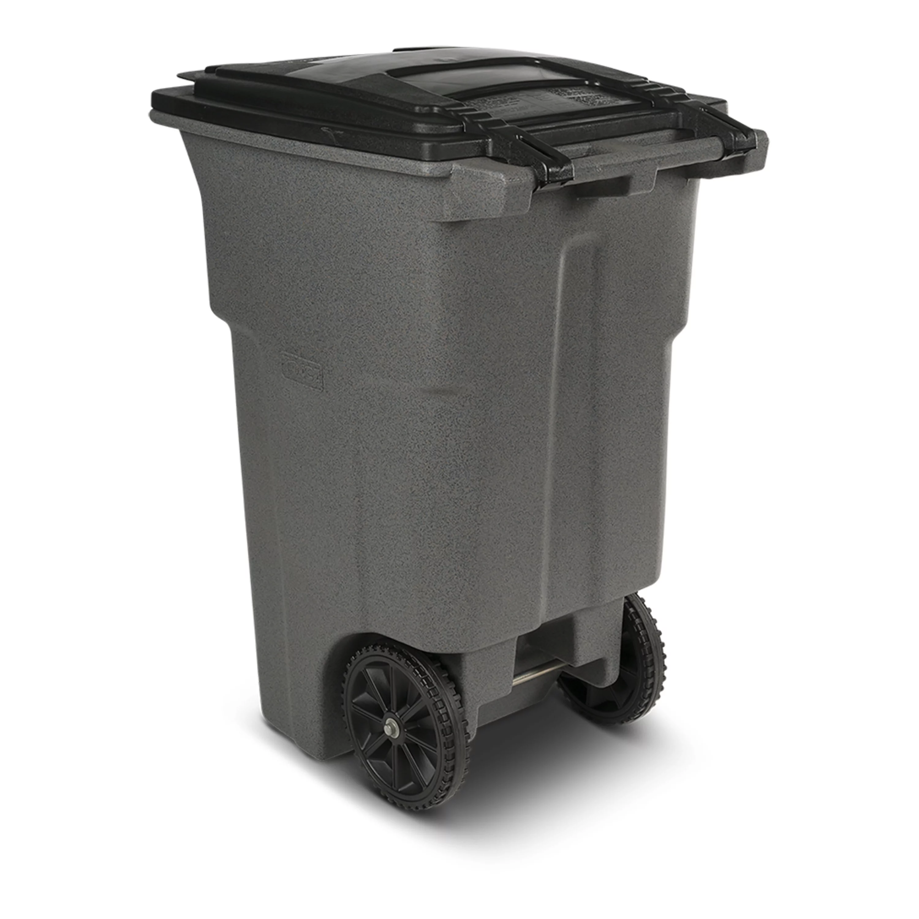 Toter Trash Can Graystone with Wheels and Lid, 64 Gallon
