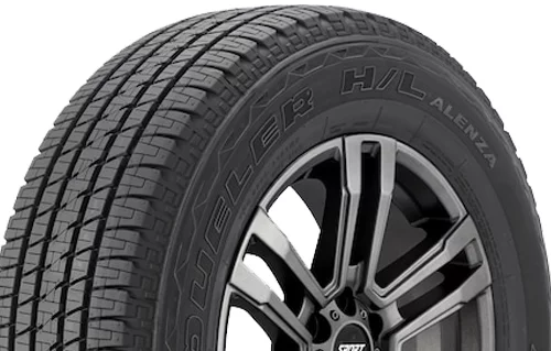 Pair of 2 Bridgestone Dueler H/L Alenza P275/55R20 111S Tires, All Season, 65000 Mile BR 053967 / 275/55/20 / 2755520 Fits: 2018 Chevrolet Silverado 1500 High Country, 2014-16 Chevrolet Silverado 1500 High Country